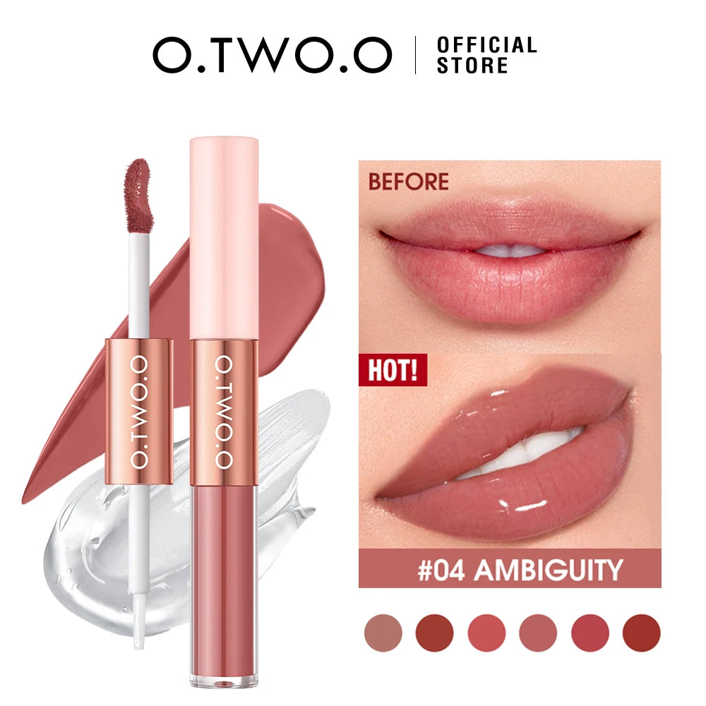 O.TWO.O DOUBLE EFFECT MATTE AND GLOSS LIPSTICK