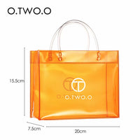 O.TWO.O TRANSPARENT PVC HANDBAG AND GIFT BAG