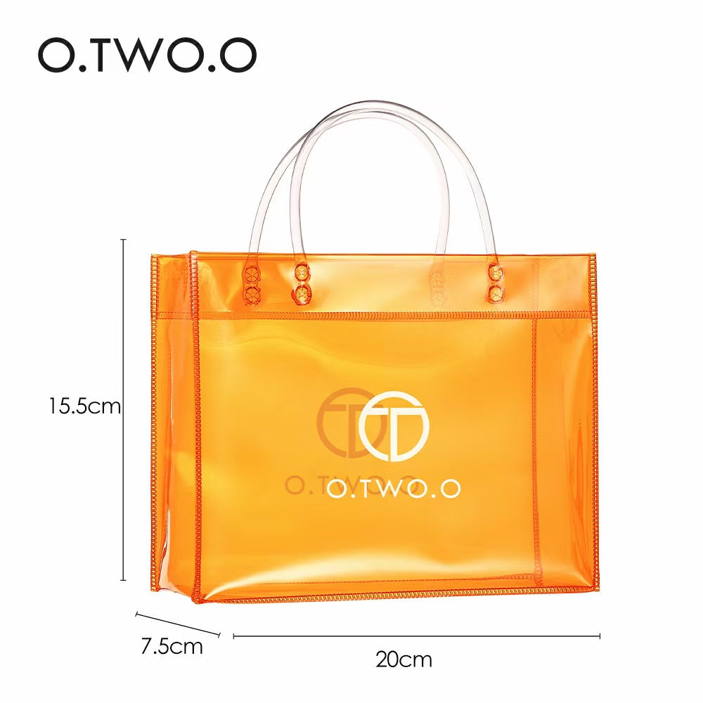 O.TWO.O TRANSPARENT PVC HANDBAG AND GIFT BAG