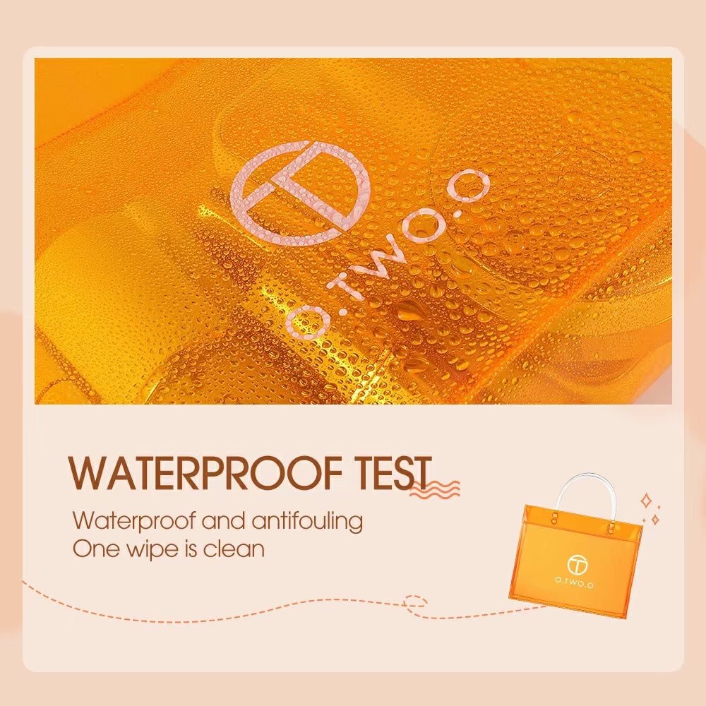 O.TWO.O TRANSPARENT PVC HANDBAG AND GIFT BAG