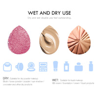 O.TWO.O SOFT & SMOOTH MICROFIBER BEAUTY BLENDER (BLUE)