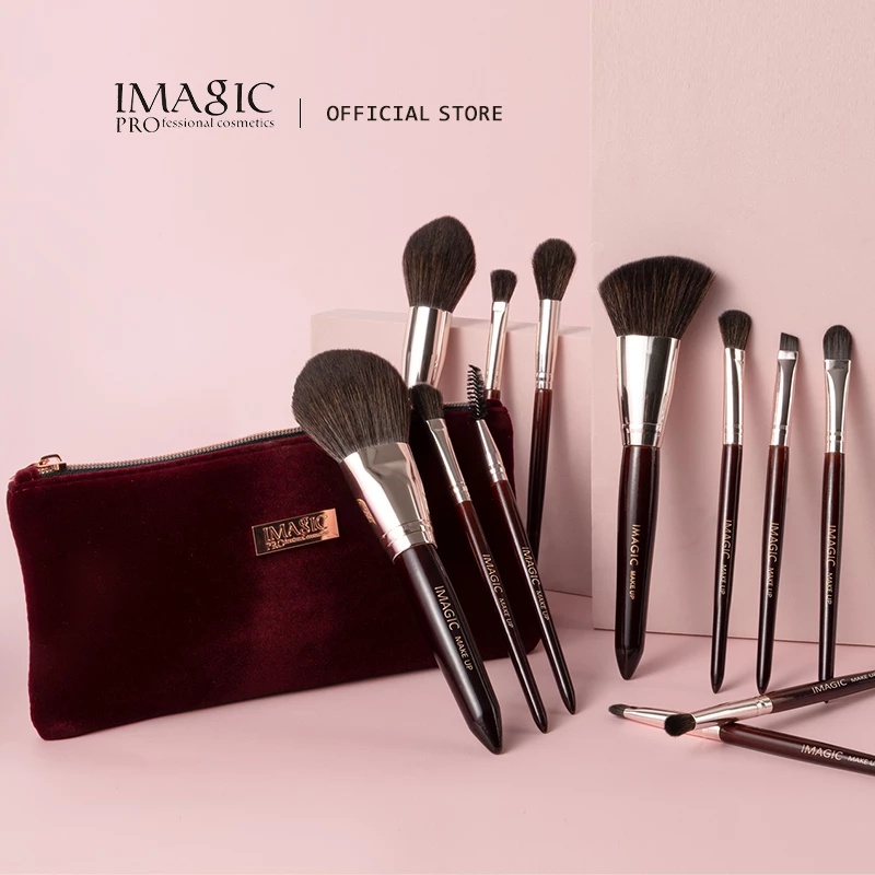 IMAGIC 12 PCS BRUSH SET WITH ZIPPER BAG
