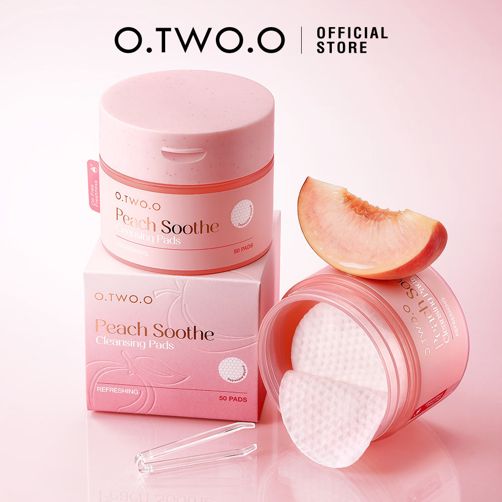 O.TWO.O PEACH SOOTHE CLEANSING PADS