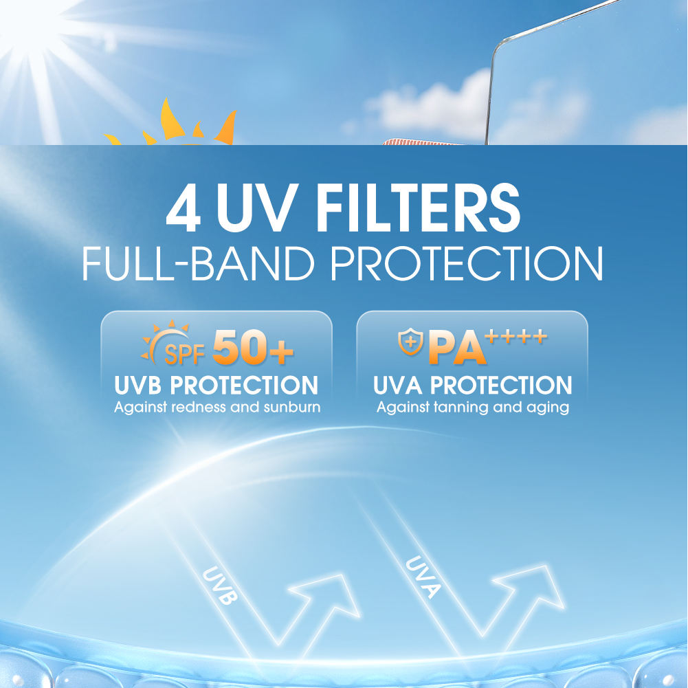 O.TWO.O UV PROTECTION CLEAR SUNSCREEN (SPF50+)
