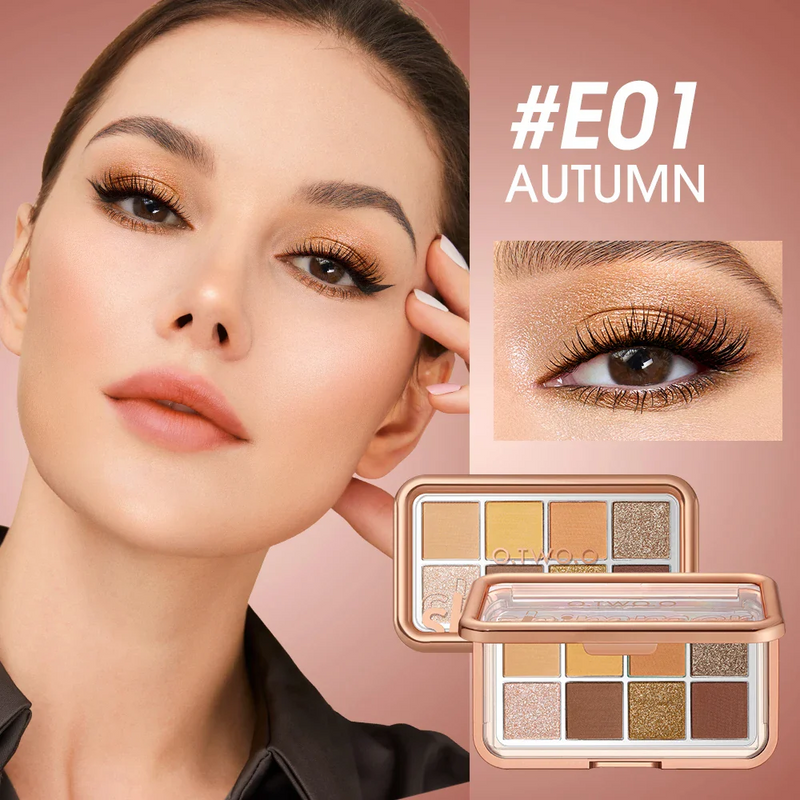 O.TWO.O SUNSET HORIZON 8 COLORS EYESHADOW PALETTE