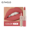 O.TWO.O ROSE GOLD 2 IN 1 LIPSTICK AND LIPGLOSS