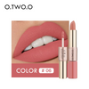 O.TWO.O ROSE GOLD 2 IN 1 LIPSTICK AND LIPGLOSS