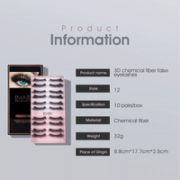 IMAGIC 10PAIRS OF 3D EYELASHES