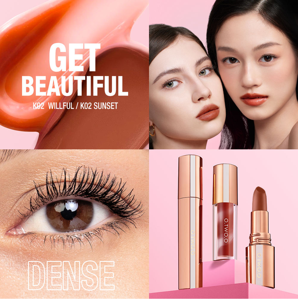 O.TWO.O GET BEAUTIFUL CHARM BLOOMING LIP AND EYE SET
