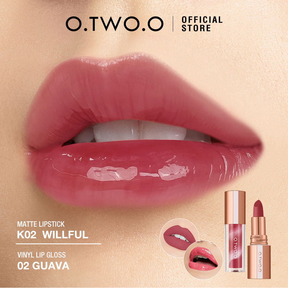O.TWO.O GET BEAUTIFUL CHARM BLOOMING LIP AND EYE SET