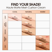 O.TWO.O HAUTE MATTE MESH CUSHION CREAM