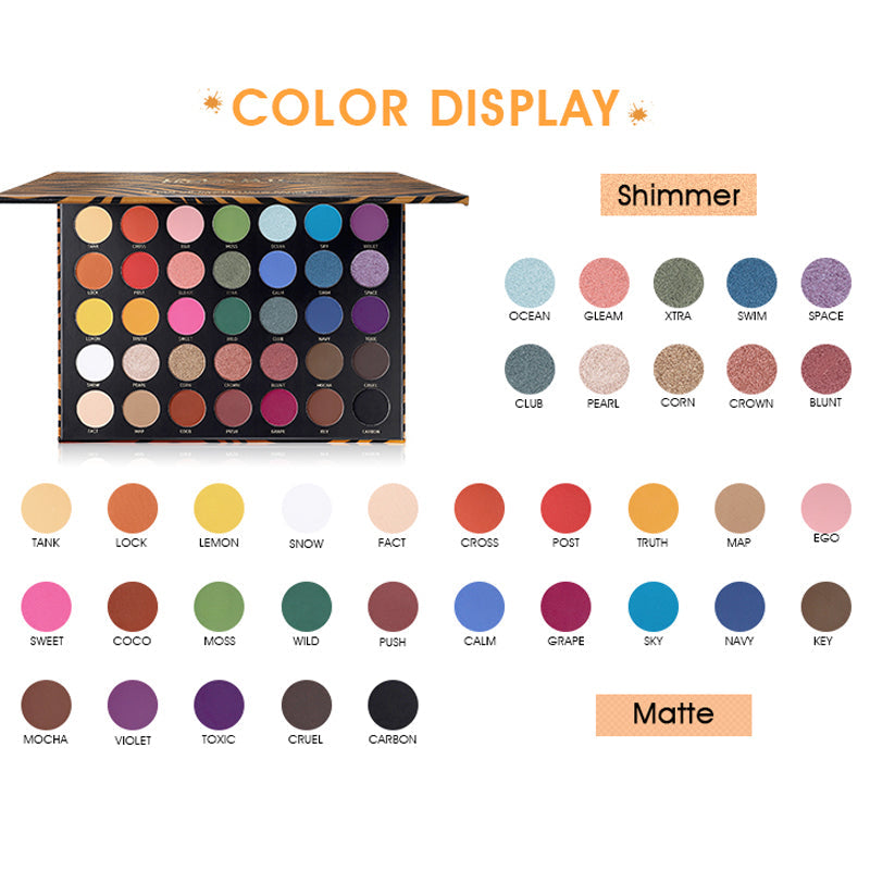IMAGIC HERIAM 35 COLOR EYESHADOW PALETTE (EY-325)