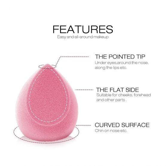 O.TWO.O SOFT & SMOOTH MICROFIBER BEAUTY BLENDER (PINK) –