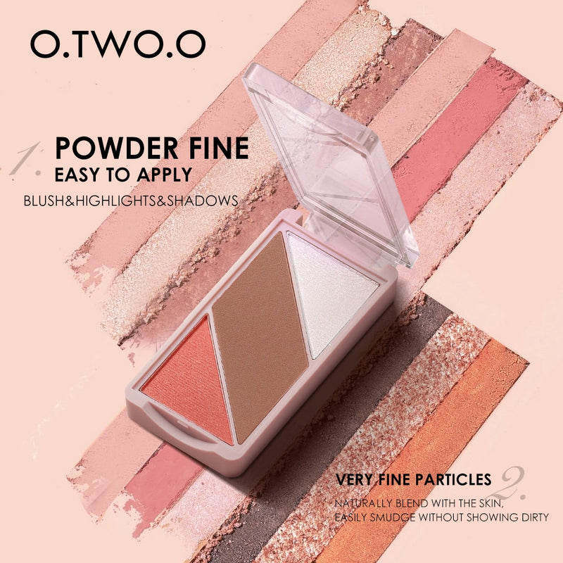 O.TWO.O 3 IN 1 SWEET HEART GIRL PALETTE